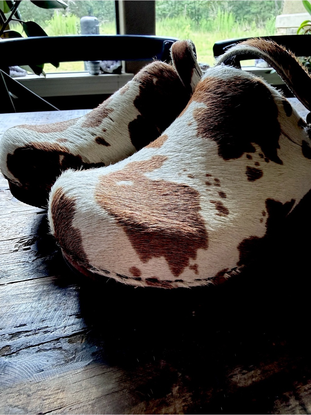 NWT Sanita cowhide and wood clog, size 9 (39)